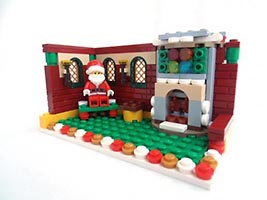 Набор LEGO MOC-6117 Гостиная Санта Клауса