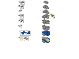 Набор LEGO Microship NCS