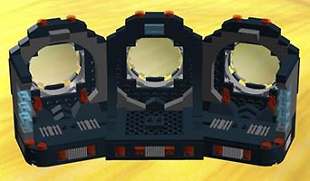 Набор LEGO MOC-6146 Витрина для 3 мини-фигурок из 'Звездных войн'