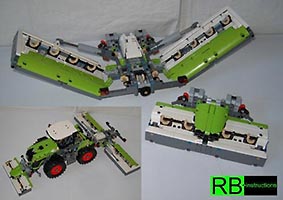 Набор LEGO MOC-6147 Mower for Claas Xerion 5000 (M&auml;hwerk)