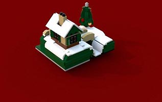 Набор LEGO Маленький рождественский дом