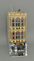 Набор LEGO MOC-6203 Электронный магазин (модульное здание)