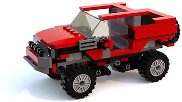 Набор LEGO Jeep With Working Suspension