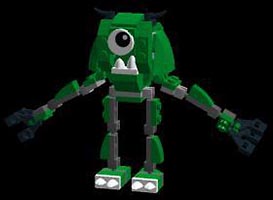 Набор LEGO MOC-6249 Майк из 'Корпорации монстров'