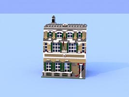 Набор LEGO MOC-6250  Лего Дом (модульное здание)