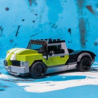 Набор LEGO Пикап злодеев цвета лайма