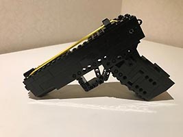 Набор LEGO MOC-6256 Rubber Band Gun Glock 17 with magazine