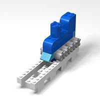Набор LEGO MOC-6269 Поезд с рельсами