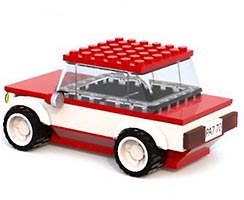 Набор LEGO Фиат-124 из 1970-х
