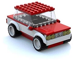 Набор LEGO Фиат-124 из 1970-х