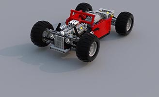 Набор LEGO Extreme Chopped Hot Rod
