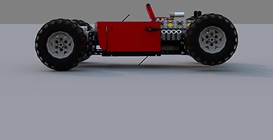 Набор LEGO Extreme Chopped Hot Rod