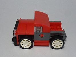 Набор LEGO Красный с черным пикап