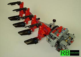 Набор LEGO MOC-6330 Plow for Claas Xerion 5000 (Drehpflug)