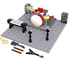Набор LEGO MOC-6351 Рок-сцена