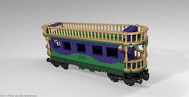 Набор LEGO MOC-6355 Train wagon
