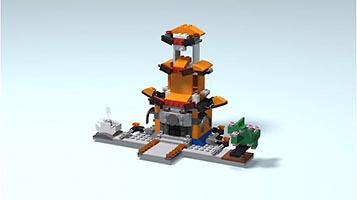 Набор LEGO Пагода, сакура и фонтан