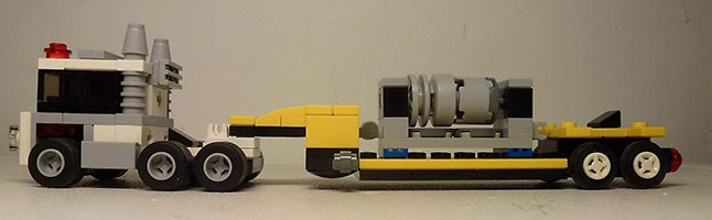 Набор LEGO Платформа для перевозки реактивного двигателя