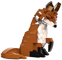 Набор LEGO MOC-6404 Красная лиса