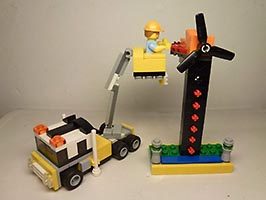 Набор LEGO Сборщик вишни и ветряная мельница