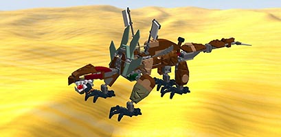 Набор LEGO MOC-6543 Атака земляного дракона