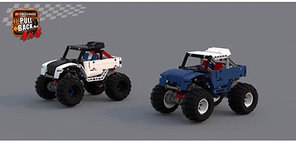 Набор LEGO Suzuki Jimny 4x4 Pull Back Monster