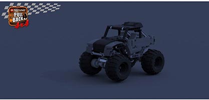 Набор LEGO Suzuki Jimny 4x4 Pull Back Monster
