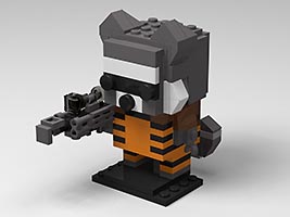 Набор LEGO MOC-6659 Rocket Raccoon Brickheadz
