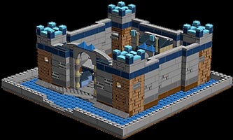 Набор LEGO MOC-6684 Микро-замок