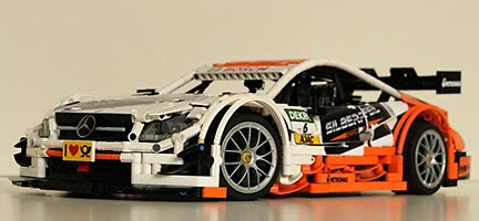 Набор LEGO MOC-6688 Mercedes-Benz AMG C63 DTM - bodywork &Silberpfeil& (only)