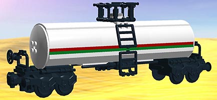 Набор LEGO MOC-6689 Octan Tanker Train Car
