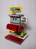 Набор LEGO Мини Сити Пицца