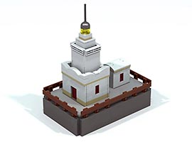 Набор LEGO Маленький белый маяк