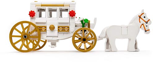 Набор LEGO WEDDING-HORSE-DRAWN-CAB-INSTRUCTIONS
