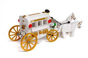 Набор LEGO WEDDING-HORSE-DRAWN-CAB-INSTRUCTIONS