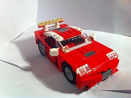 Набор LEGO MOC-6896 Порше Кайман