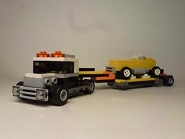 Набор LEGO Транспортер гоночной машины
