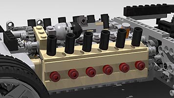 Набор LEGO Alfa Romeo Tipo 33TT12 &short tail& RC model