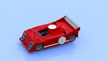 Набор LEGO Alfa Romeo Tipo 33TT12 &short tail& RC model