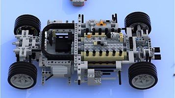 Набор LEGO Alfa Romeo Tipo 33TT12 &short tail& RC model