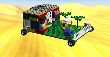 Набор LEGO Кемпер с лужайкой