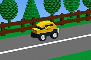 Набор LEGO Маленькая желтая машинка