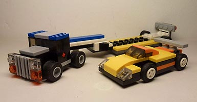 Набор LEGO Леманс автомобиль с транспортером