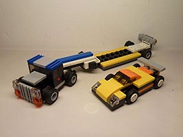 Набор LEGO Леманс автомобиль с транспортером