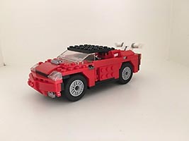 Набор LEGO Порше с откидной крышей