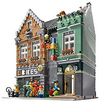 Набор LEGO MOC-7286 Магазин велосипедов (модульное здание)