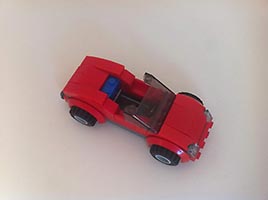 Набор LEGO Маленькая красная спортивная машина