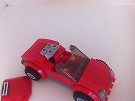 Набор LEGO Маленькая красная спортивная машина
