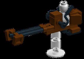 Набор LEGO MOC-7382 Microfigure scale Speeder Bike