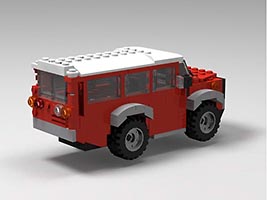 Набор LEGO Лендровер Дефендер 110